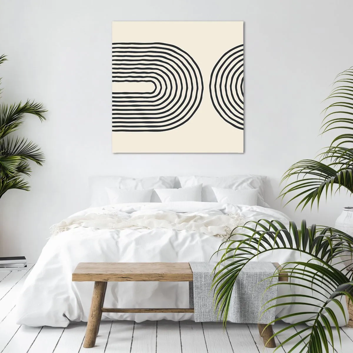 Schilderen op canvas - In een ogenblik ... - 30x30 cm