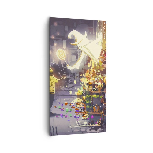 Schilderen op canvas - Tovenarij bestaat wel - 65x120 cm