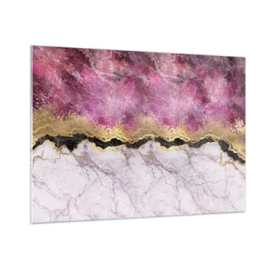 Schilderen op glas - Op de grens - 100x70 cm