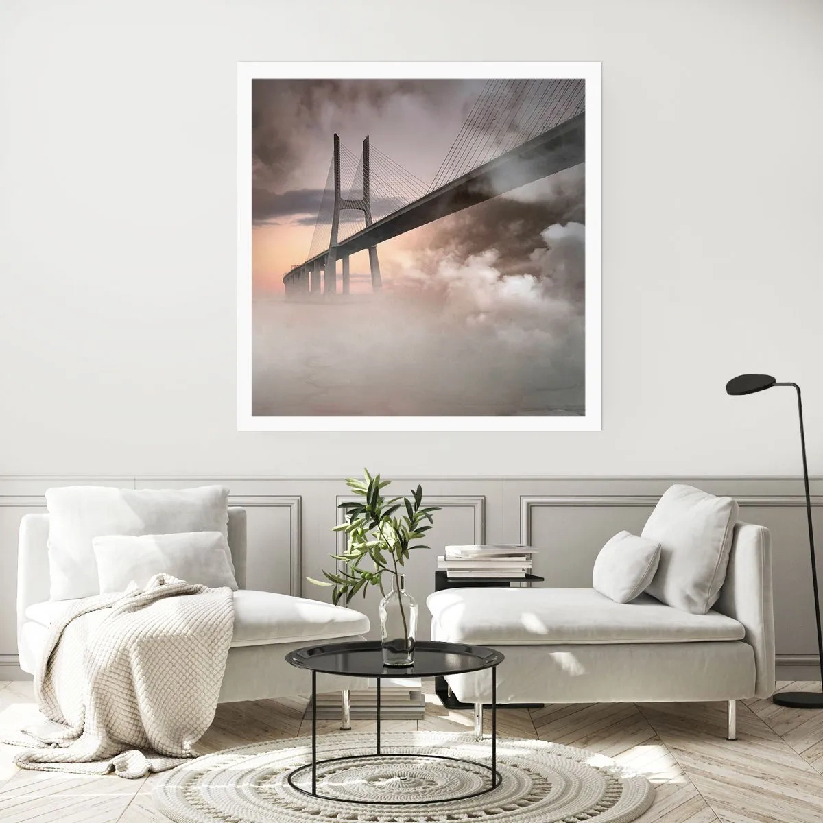 Poster - Bij de rivier die niet bestaat - 50x50 cm