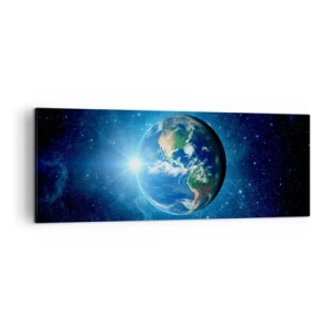Schilderen op canvas - We zijn in de hemel - 140x50 cm