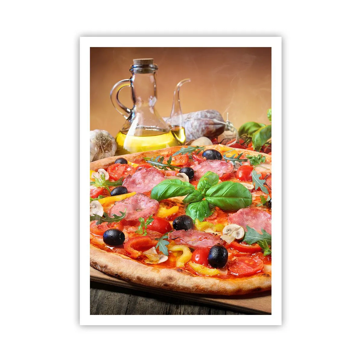Poster - Met echte Italiaanse smaak - 70x100 cm