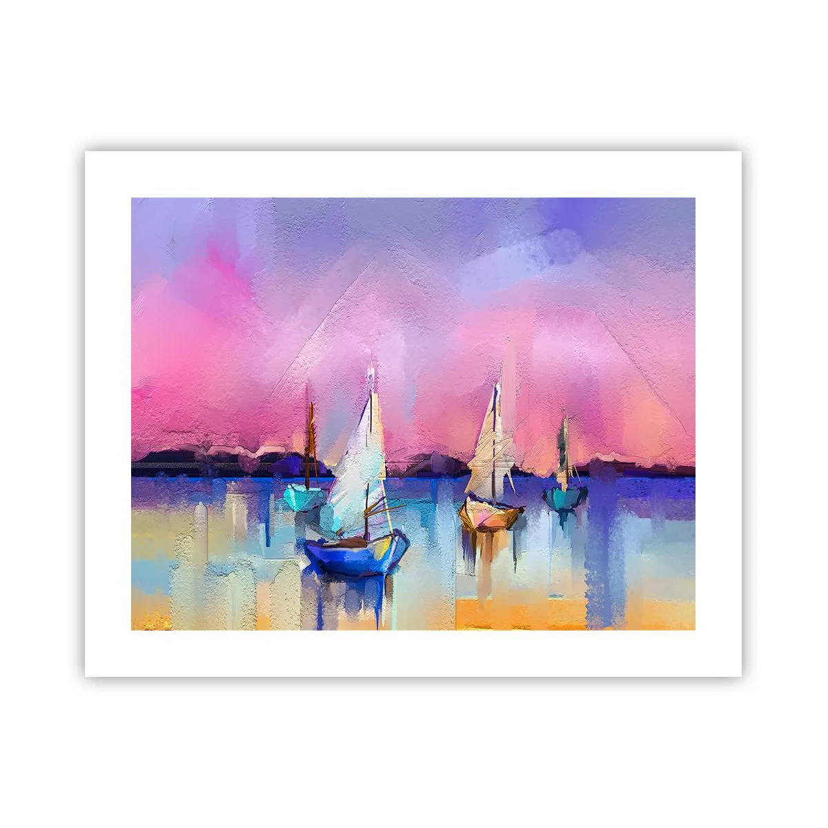 Poster - Richting: breed water - 50x40 cm