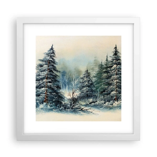 Poster in een witte lijst - Klaar voor kerst - 30x30 cm