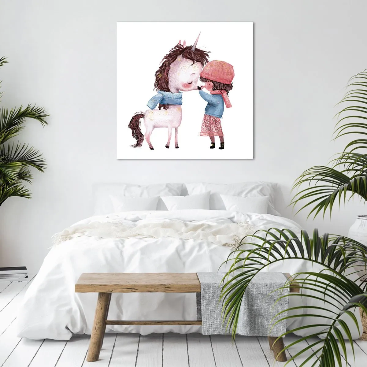 Schilderen op canvas - Een winterverhaal - 40x40 cm