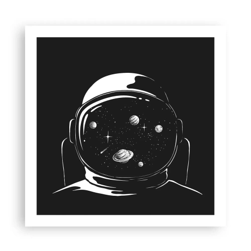 Poster - Mooi uitzicht - 60x60 cm