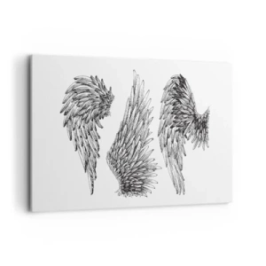 Schilderen op canvas - En je kunt een engel worden - 120x80 cm