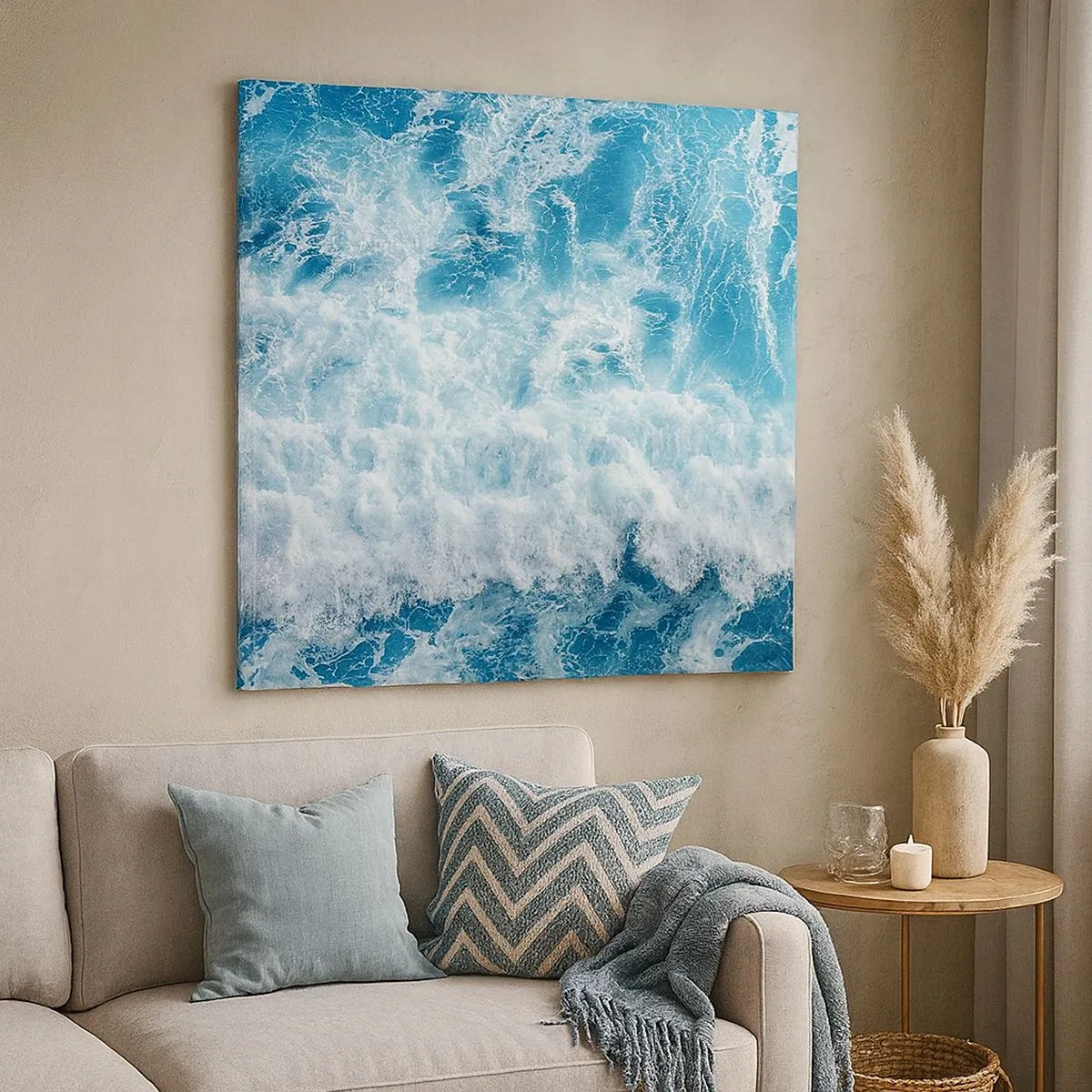 Schilderen op canvas - Vrolijk en springend - 30x30 cm