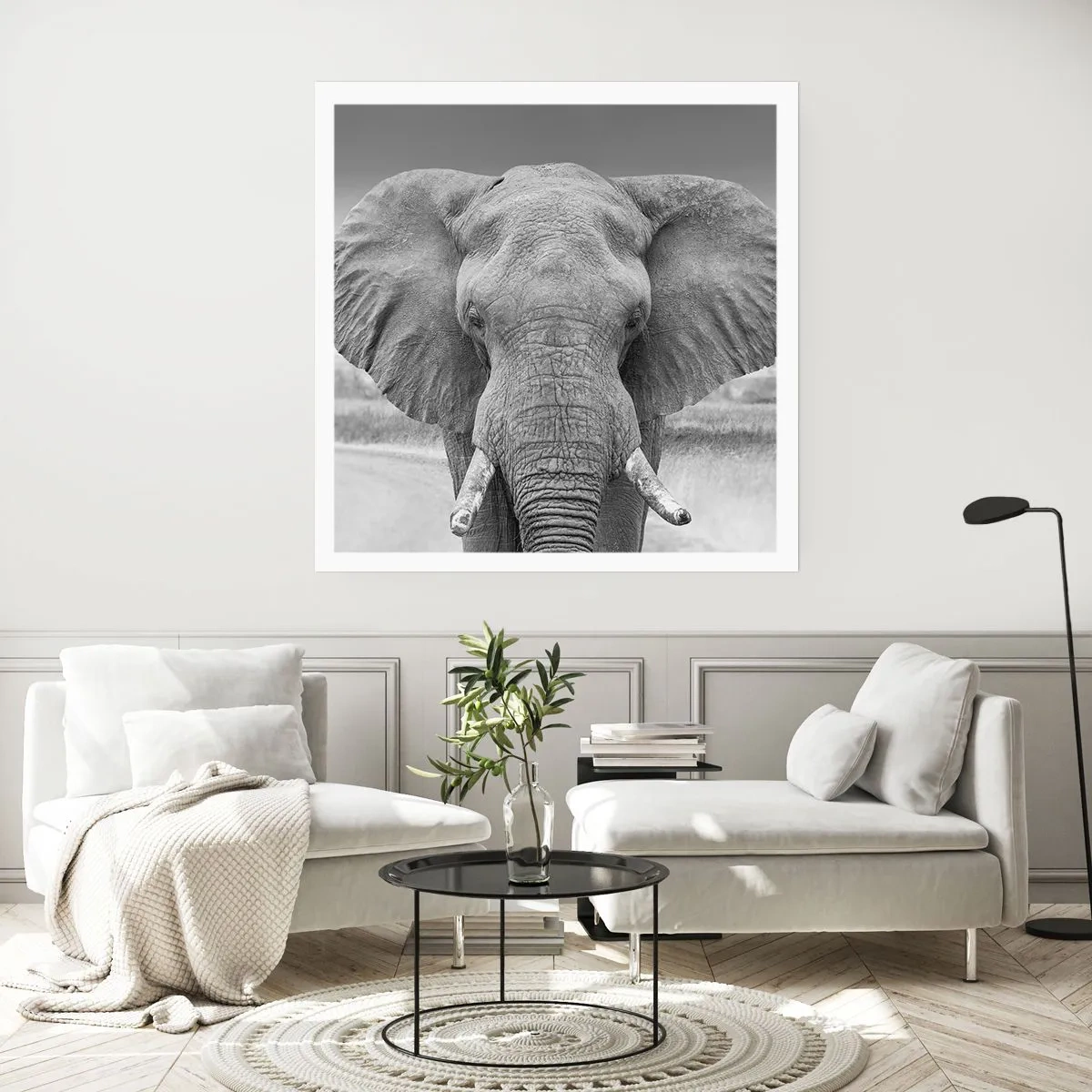 Poster - Welkom in mijn wereld - 50x50 cm