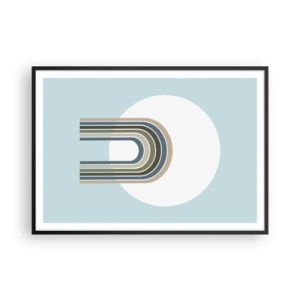 Poster in een zwarte lijst - Onweerstaanbare aantrekkingskracht - 100x70 cm