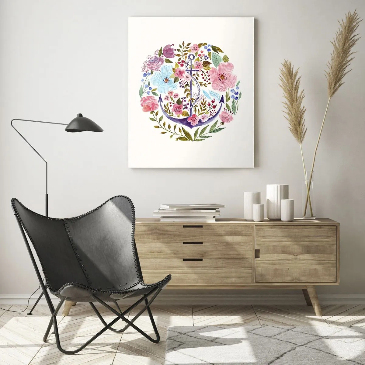 Schilderen op glas - Goede droom van zeeman - 50x70 cm