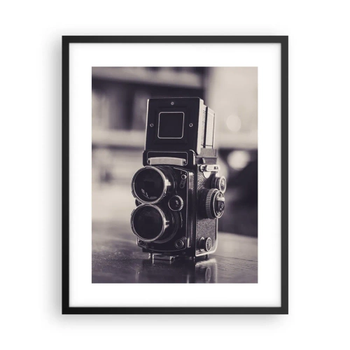 Poster in een zwarte lijst - De magie van oude fotografie - 40x50 cm