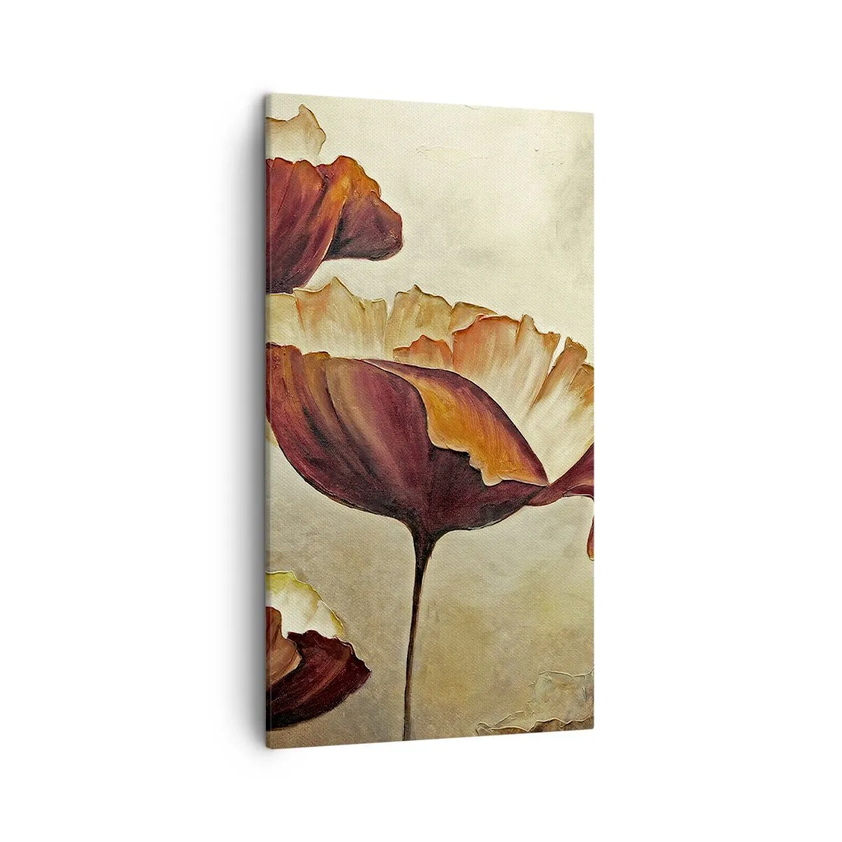 Schilderen op canvas - Golvend weiland - 45x80 cm