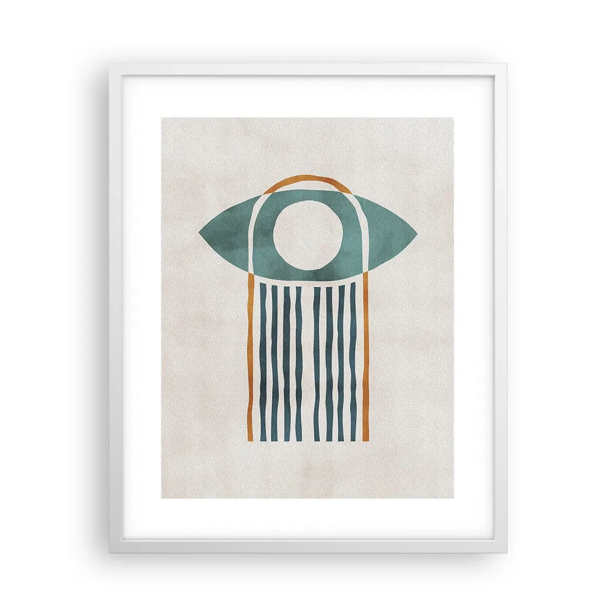 Poster in een witte lijst - Tekens en rituelen - 40x50 cm