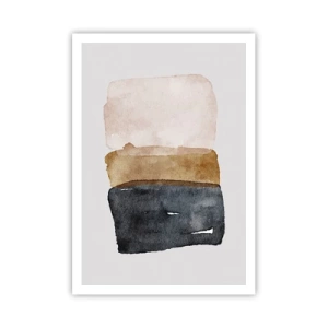 Poster - De samenstelling van de kleuren van de aarde - 70x100 cm