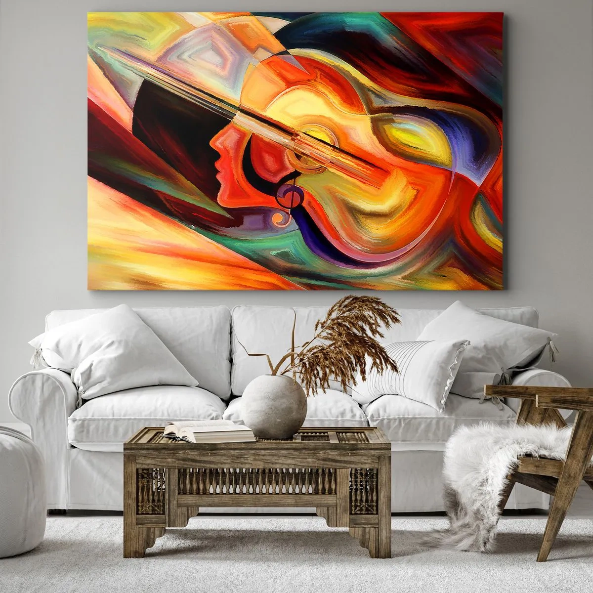 Schilderen op canvas - Alles in orde - 100x70 cm