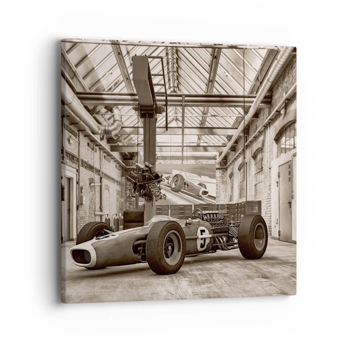 Schilderen op canvas - De rust van de winnaar - 40x40 cm