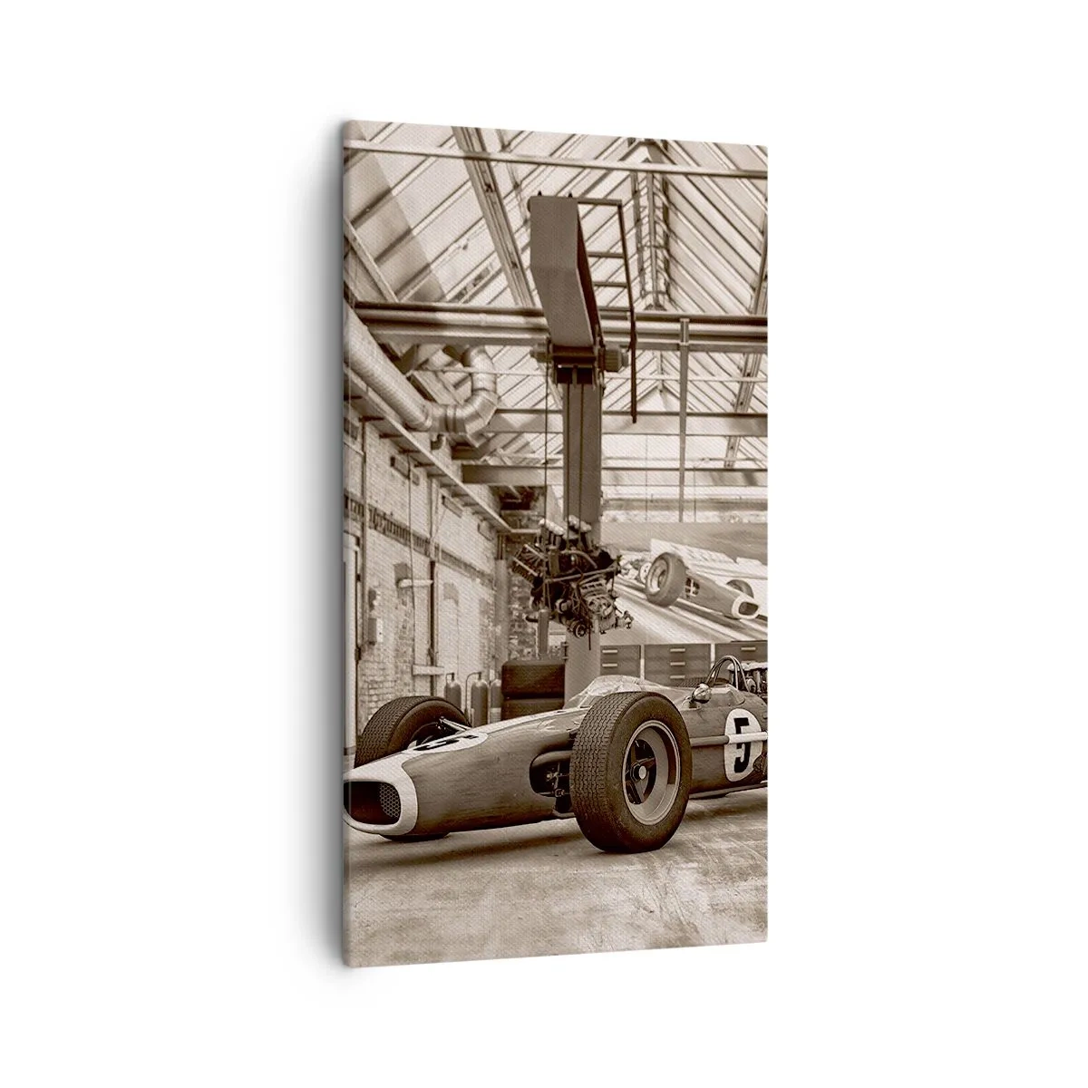 Schilderen op canvas - De rust van de winnaar - 45x80 cm