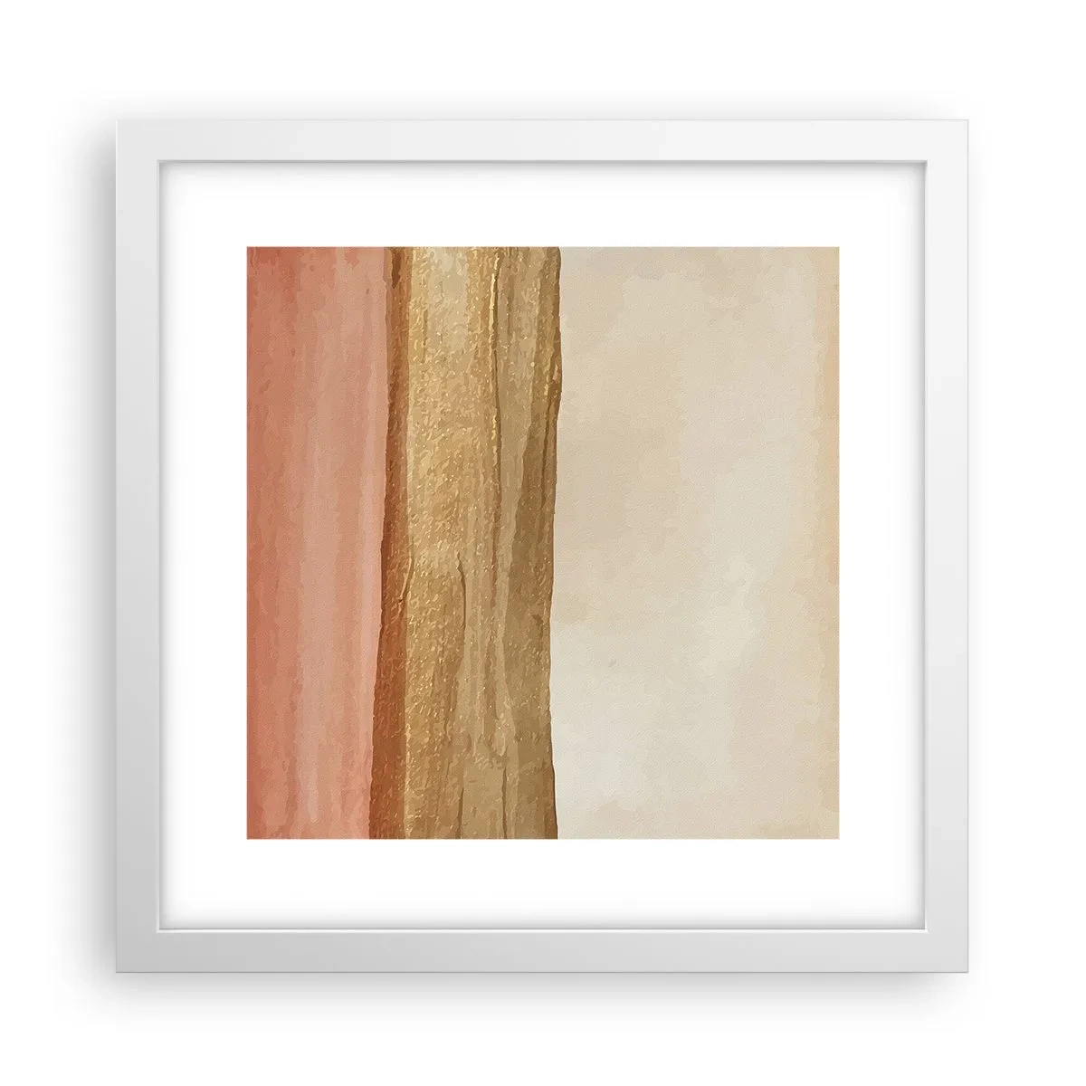 Poster in een witte lijst - Verticale compositie - 30x30 cm