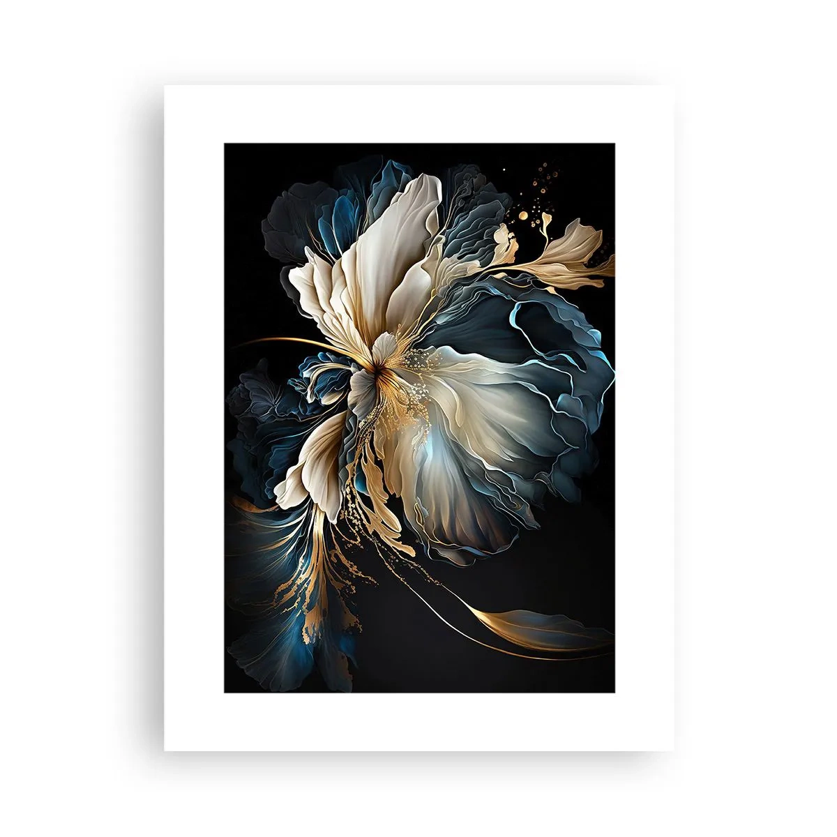 Poster - Sprookjesachtige varenbloem - 30x40 cm