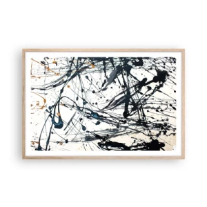Een poster in een licht eiken lijst - Zin of geen zin? - 91x61 cm