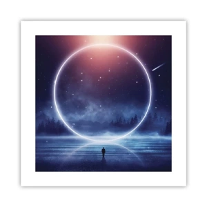 Poster - Ze zijn er al... - 40x40 cm