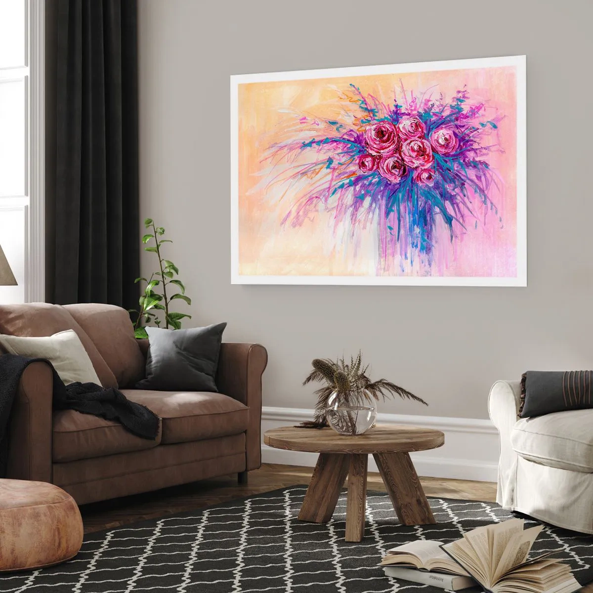 Poster - Rozenfontein - 70x50 cm