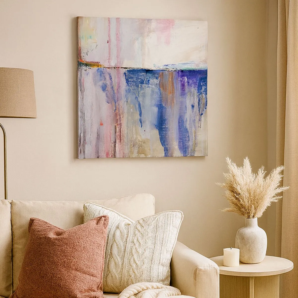 Schilderen op canvas - Kleurrijke impressies en associaties - 30x30 cm