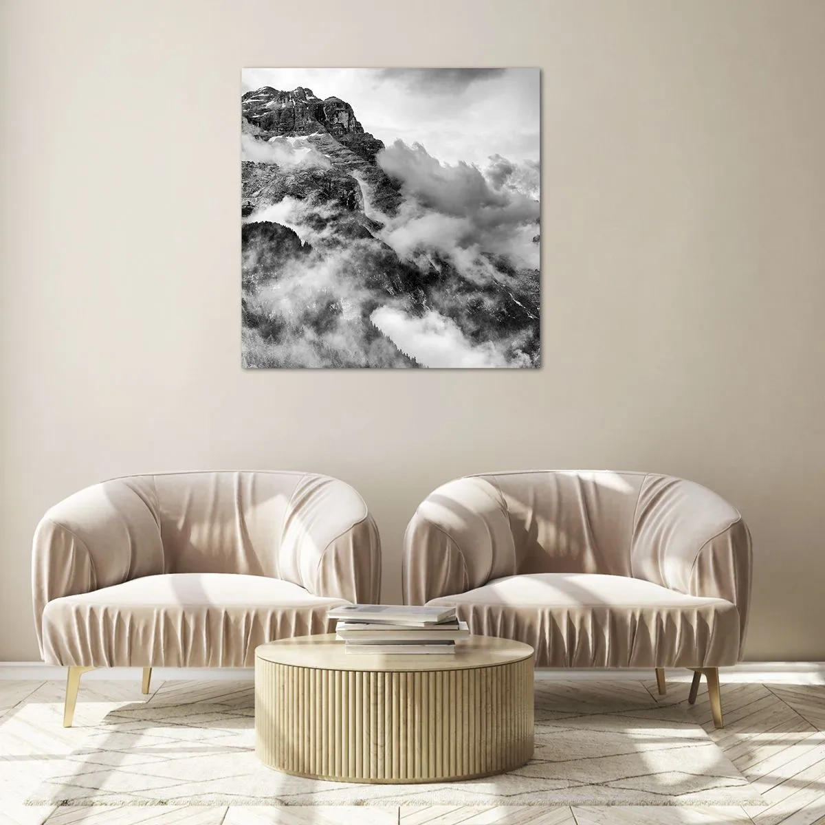 Schilderen op glas - Mooi en wreed - 50x50 cm