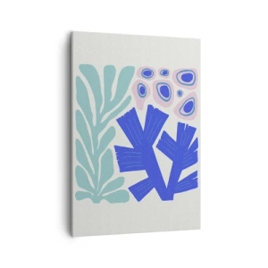 Schilderen op canvas - Onderwater tuin - 50x70 cm