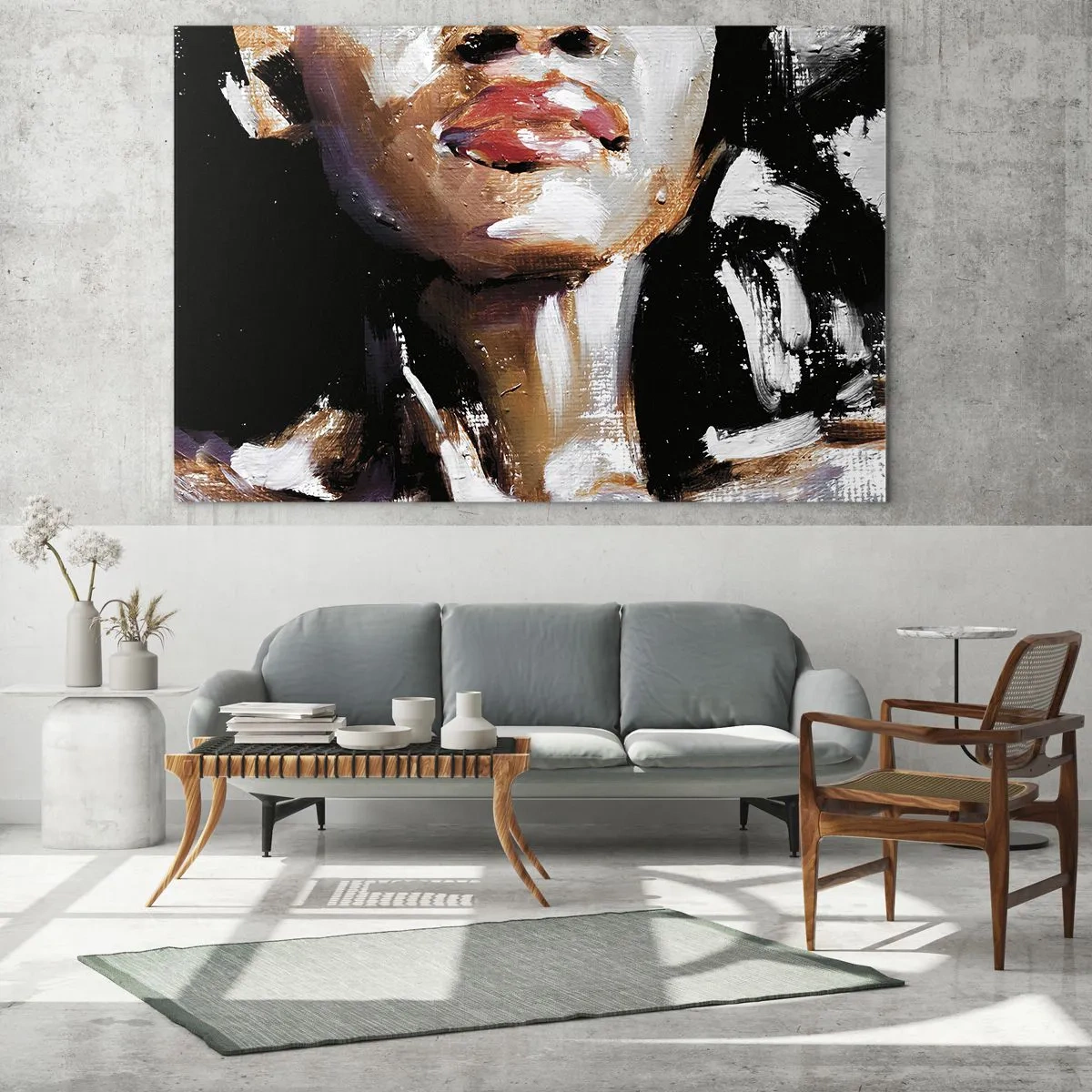 Schilderen op glas - Trots zonder vooroordelen - 100x70 cm