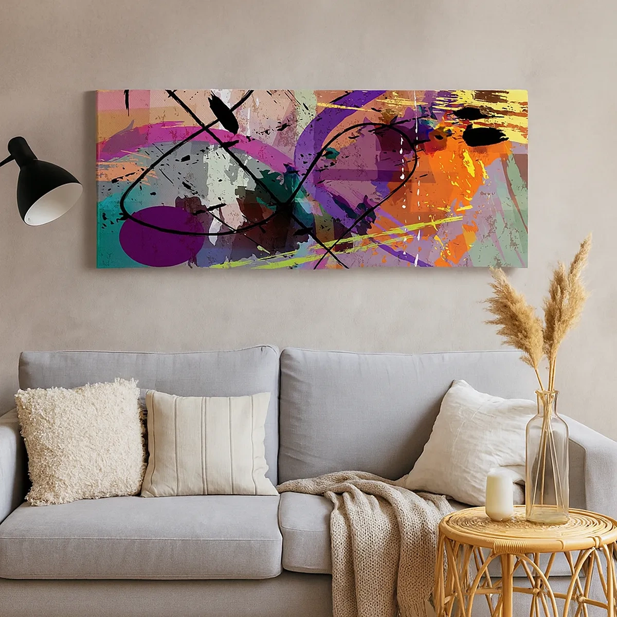 Schilderen op canvas - Je kunt rechtdoor of rondom - 30x30 cm