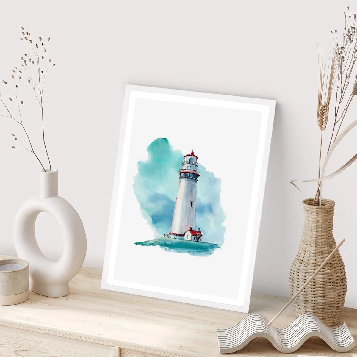Poster in een witte lijst - Blue's zachtaardige zus - 61x91 cm