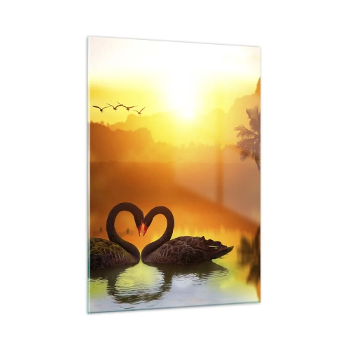 Schilderen op glas - Alles gaat samen - 50x70 cm