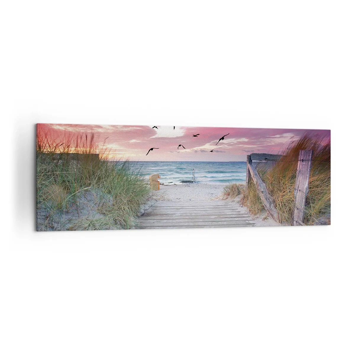 Schilderen op canvas - Baltische indruk - 160x50 cm