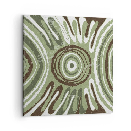 Schilderen op canvas - Een explosie van emoties - 50x50 cm