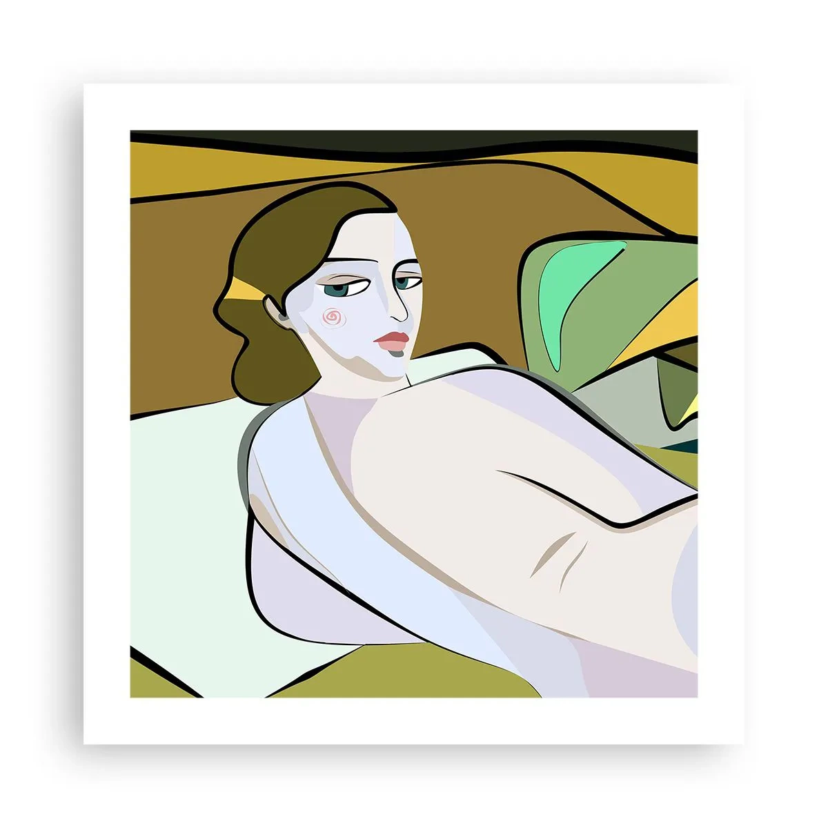 Poster - Intiem portret - 50x50 cm