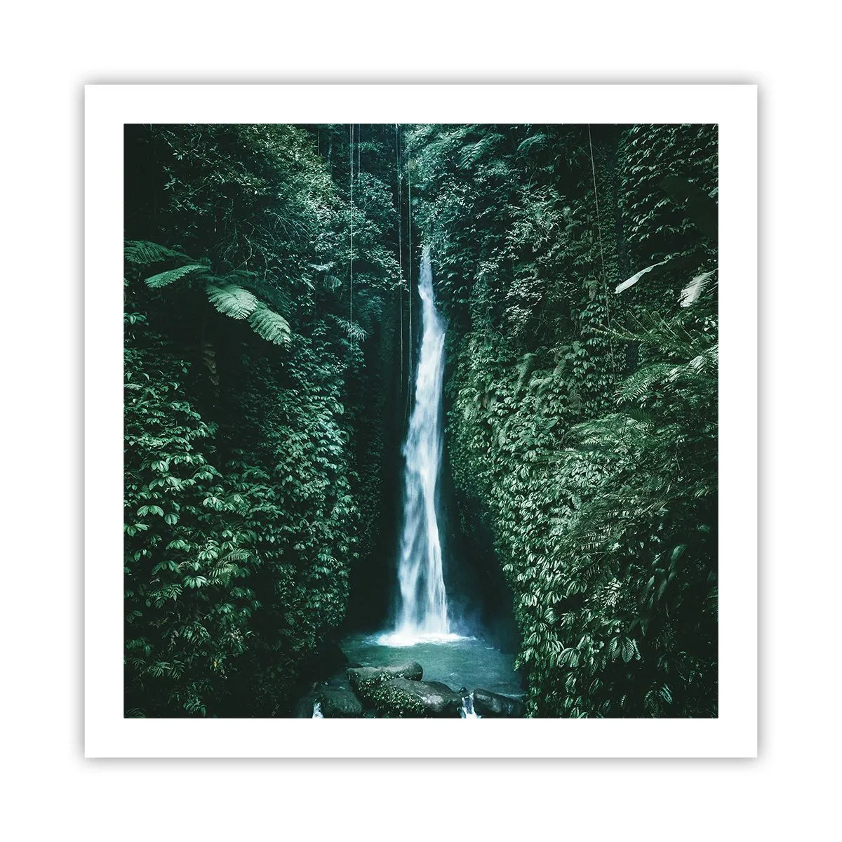 Poster - Tropische spa - 60x60 cm