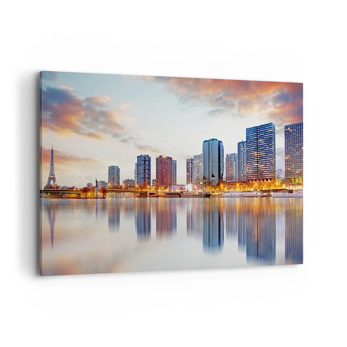 Schilderen op canvas - De monumentale rust van Parijs - 100x70 cm