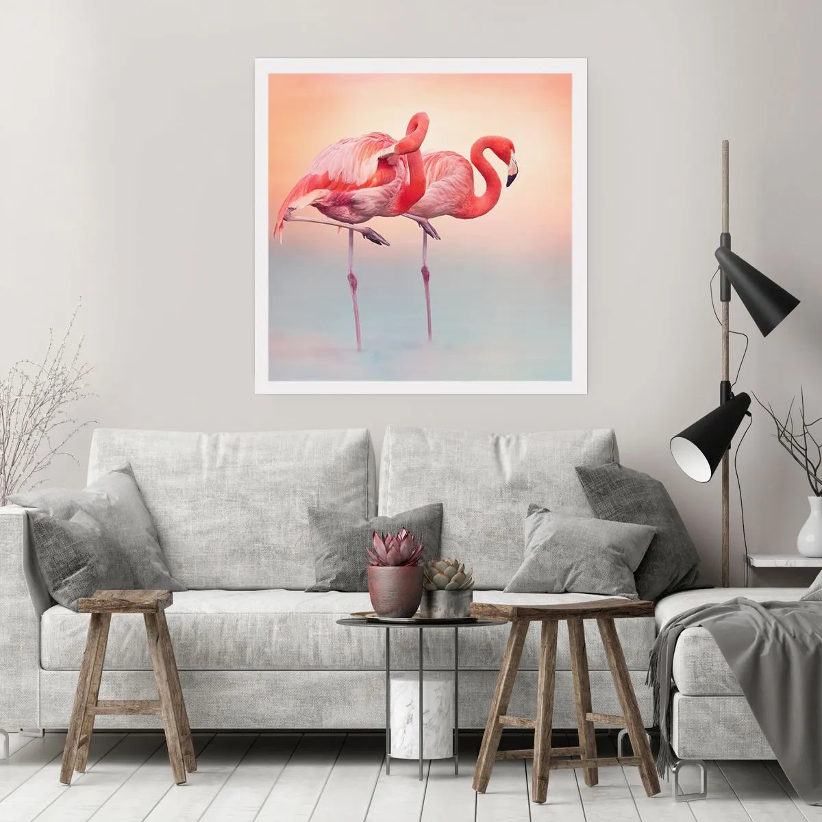 Poster - De kleur van de ondergaande zon - 30x30 cm