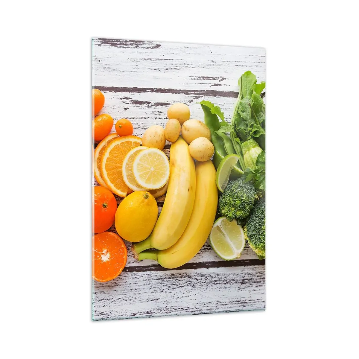 Schilderen op glas - Het is niet genoeg? - 80x120 cm