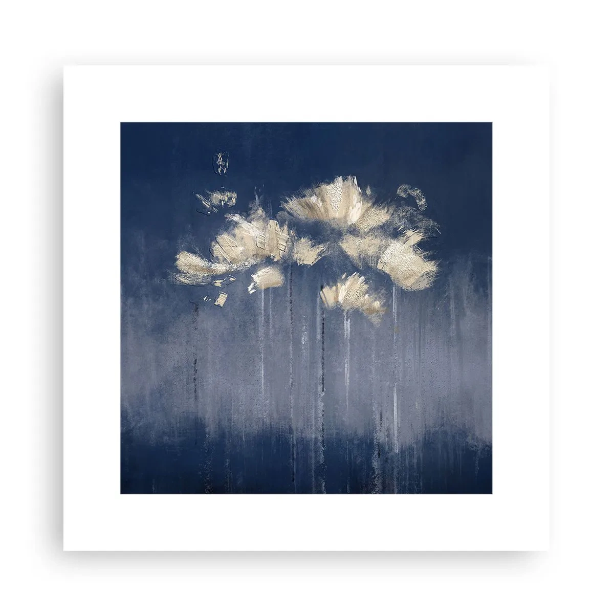 Poster - Als bloemblaadjes in de wind - 30x30 cm