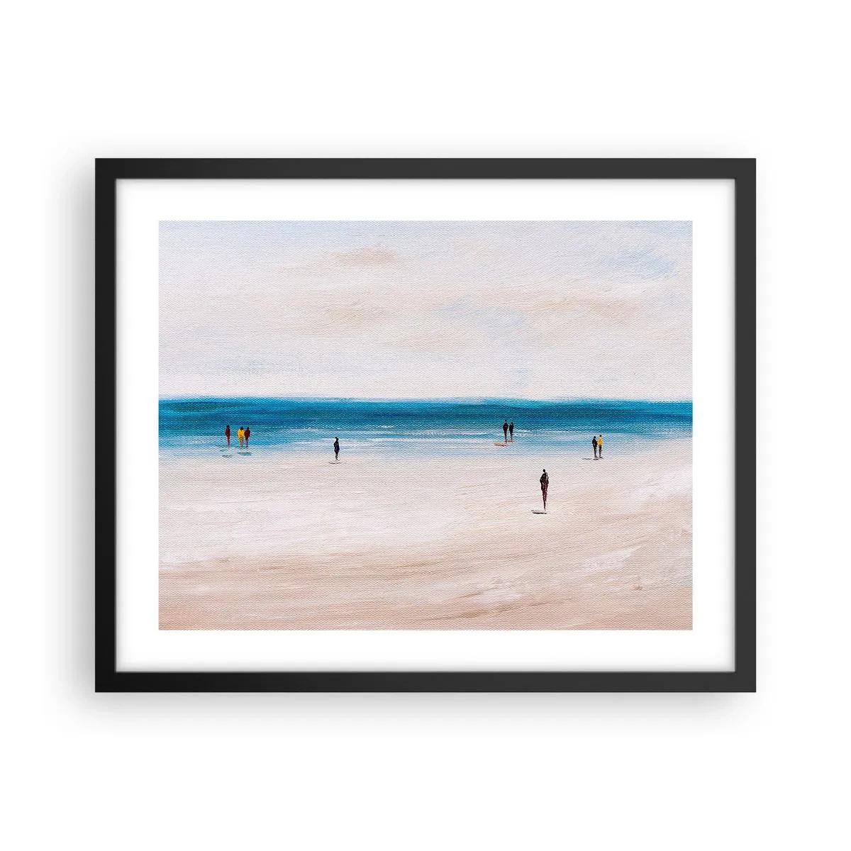 Poster in een zwarte lijst - Een natuurlijke behoefte - 50x40 cm