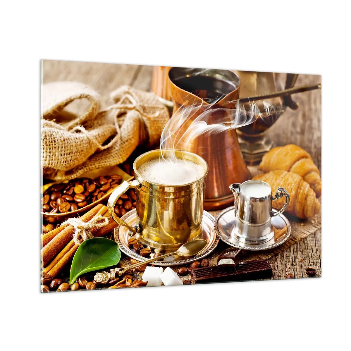 Schilderen op glas - Prettige dag! - 100x70 cm