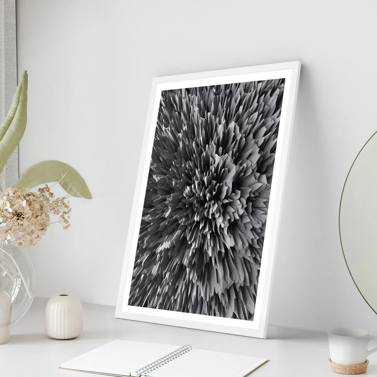 Poster in een witte lijst - Strikter kan het niet - 40x50 cm