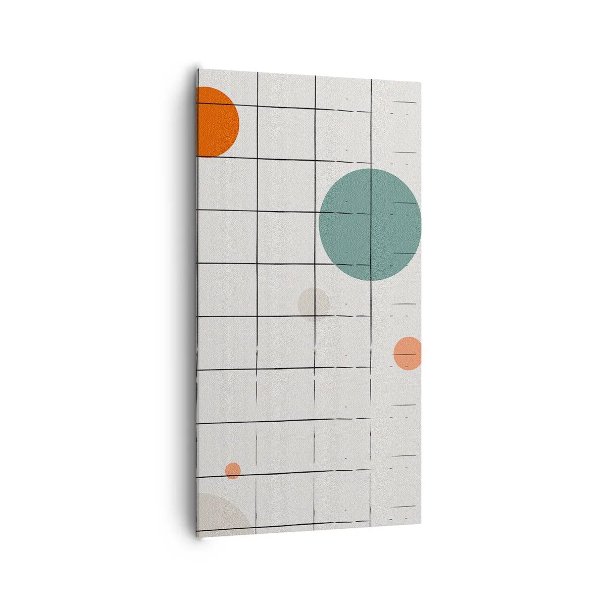 Schilderen op canvas - Gevangen. Wij of zij? - 65x120 cm