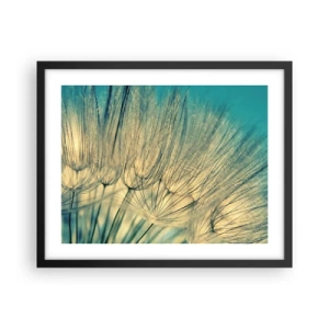 Poster in een zwarte lijst - In afwachting van de wind - 50x40 cm