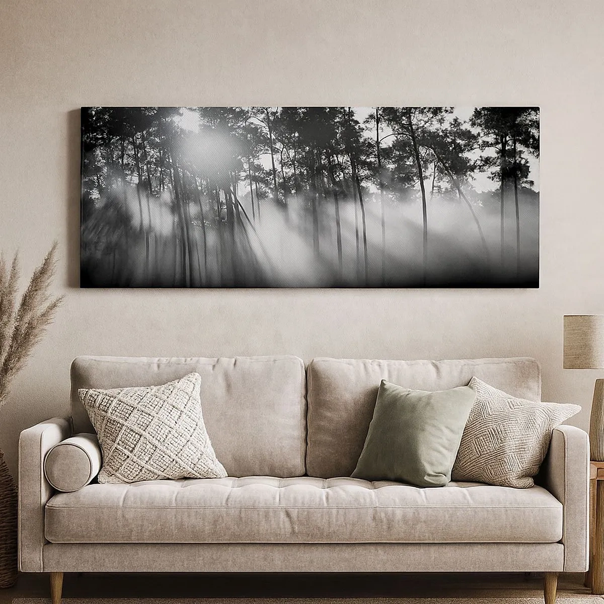 Schilderen op canvas - Niet te stoppen zon - 100x40 cm