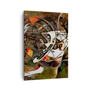 Schilderen op canvas - Hoor je het verkeer? - 50x70 cm