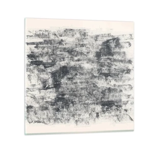 Schilderen op glas - Mistige compositie - 60x60 cm